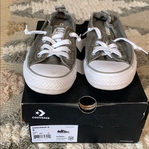 Grey converse
